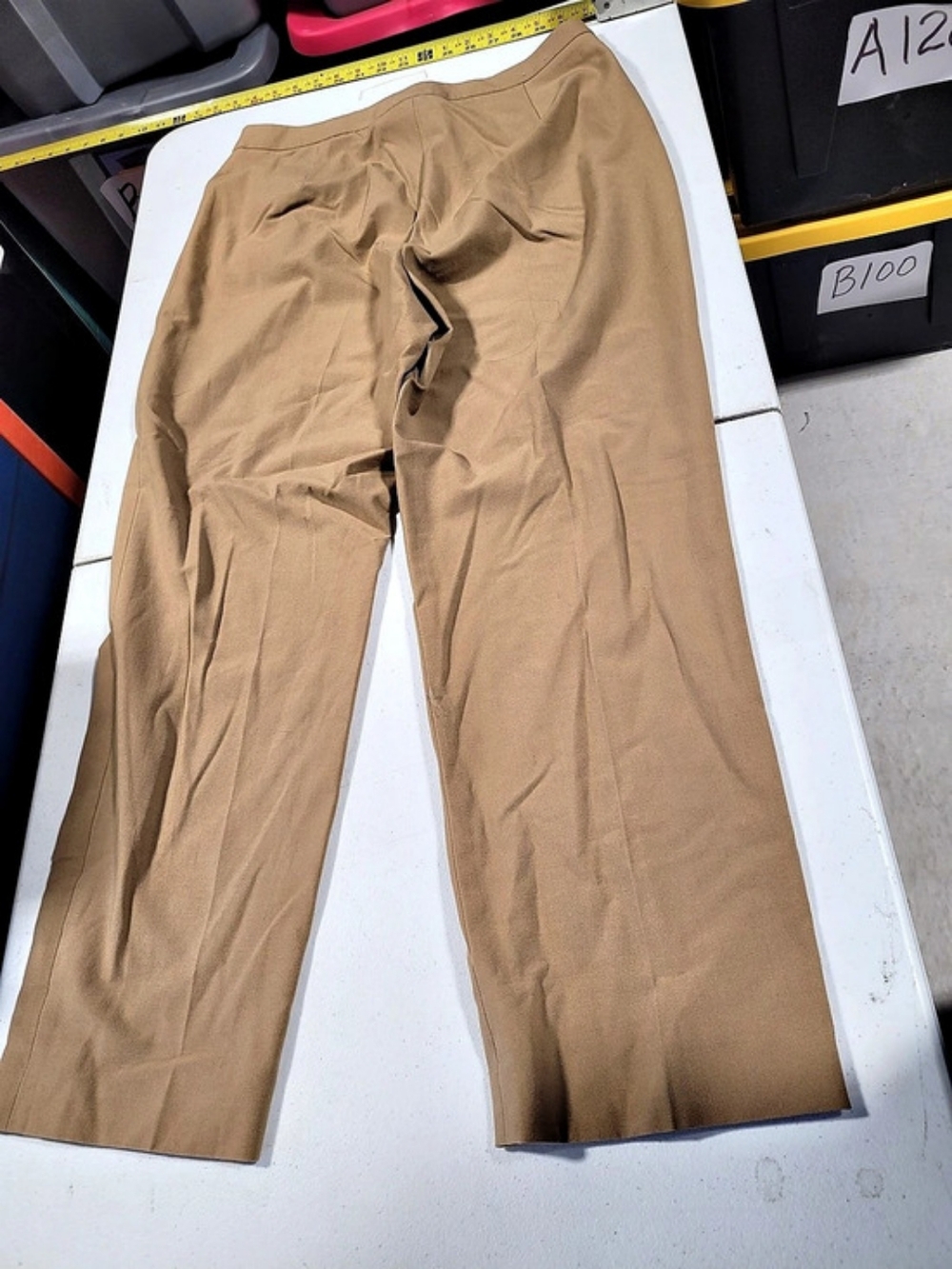Apostrophe Brown Bootcut Pants Size 12 - Picture 2 of 3